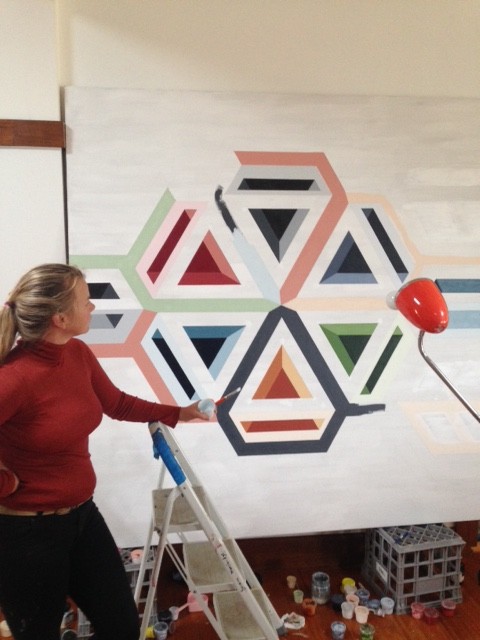 Work in the Scott Livesey Gallery, Melbourne